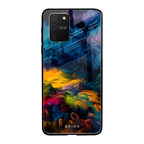 Multicolor Oil Painting Glossy Case for Samsung Galaxy S10 lite