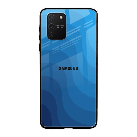 Blue Wave Abstract Glossy Case for Samsung Galaxy S10 lite