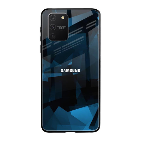 Polygonal Blue Box Glossy Case For Samsung Galaxy S10 lite
