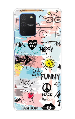 Happy Doodle Soft Cover for Samsung Galaxy S10 lite