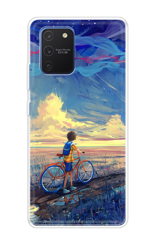 Riding Bicycle to Dreamland Soft Cover for Samsung Galaxy S10 lite