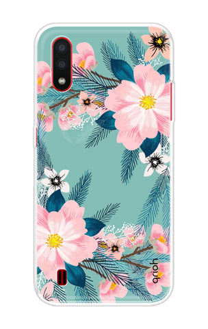 Wild flower Soft Cover for Samsung Galaxy A01