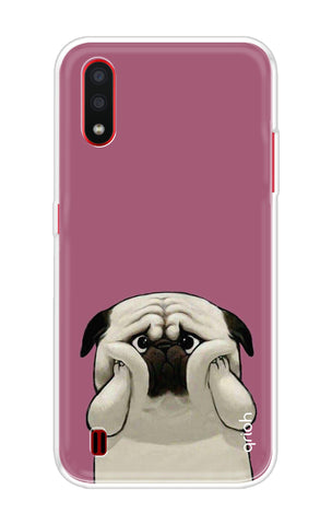 Chubby Dog Soft Cover for Samsung Galaxy A01