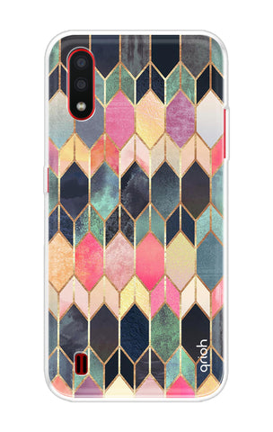 Shimmery Pattern Soft Cover for Samsung Galaxy A01