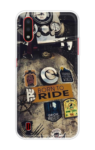 Ride Mode On Soft Cover for Samsung Galaxy A01