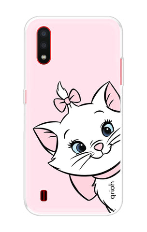 Cute Kitty Soft Cover For Samsung Galaxy A01
