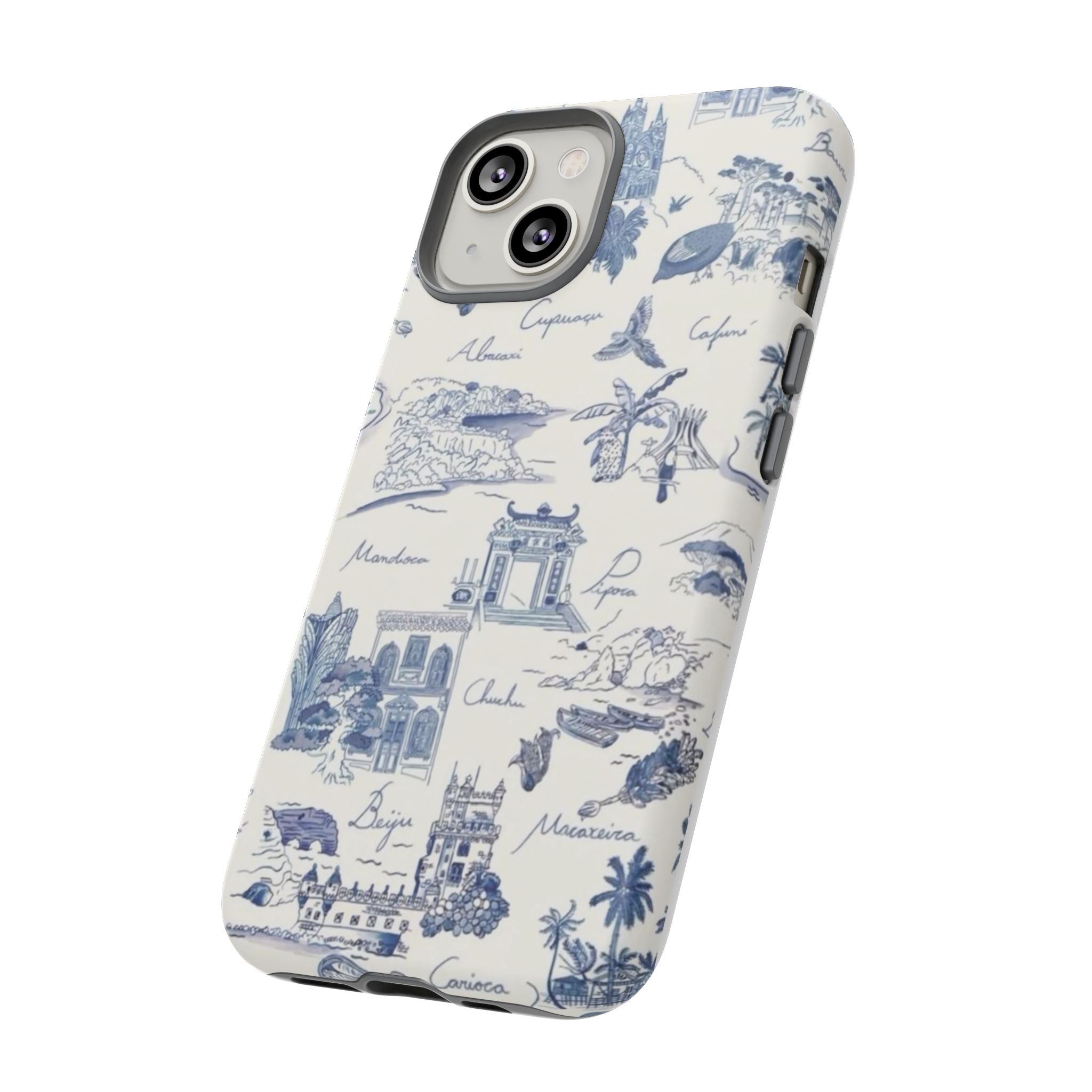 Crimson Bloom Tough Case  Available For All iPhone Models