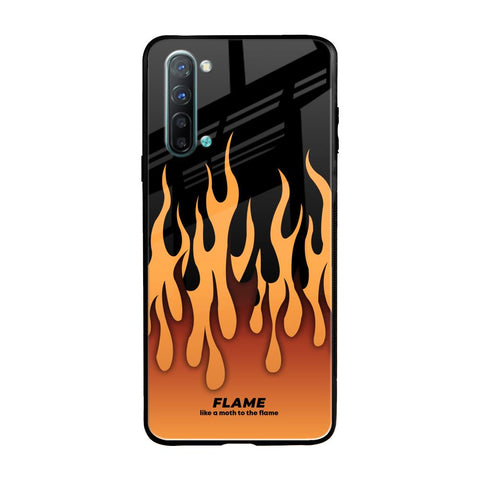 Fire Flame Glossy Case for Oppo Reno 3