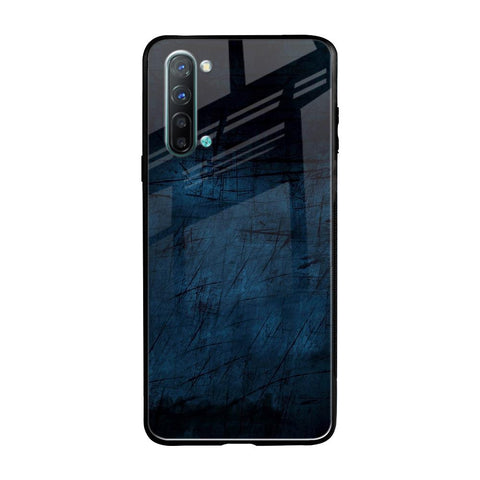 Dark Blue Grunge Glossy Case for Oppo Reno 3