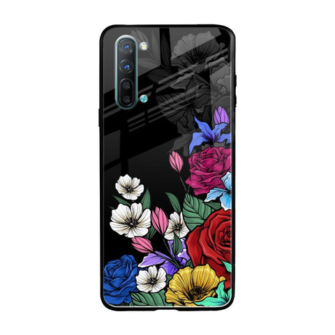 Rose Flower Bunch Art Glossy Case for Oppo Reno 3