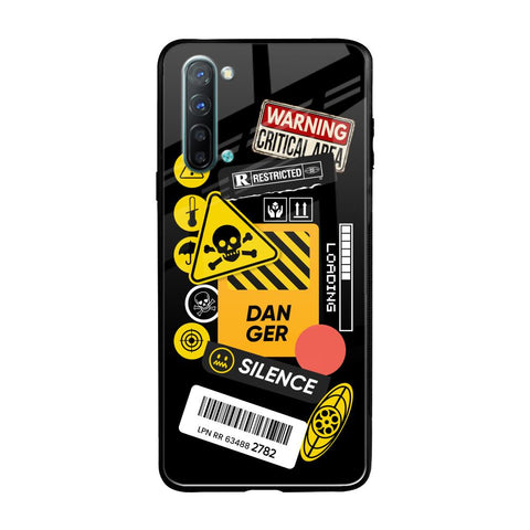 Danger Signs Glossy Case for Oppo Reno 3