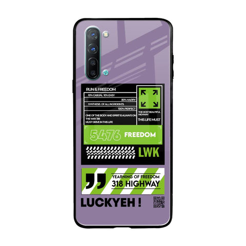Run & Freedom Glossy Case for Oppo Reno 3