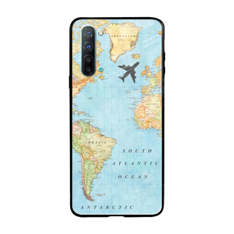 Travel Map Glossy Case for Oppo Reno 3