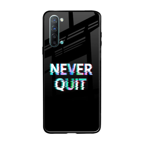 Never Quit Glossy Case For Oppo Reno 3