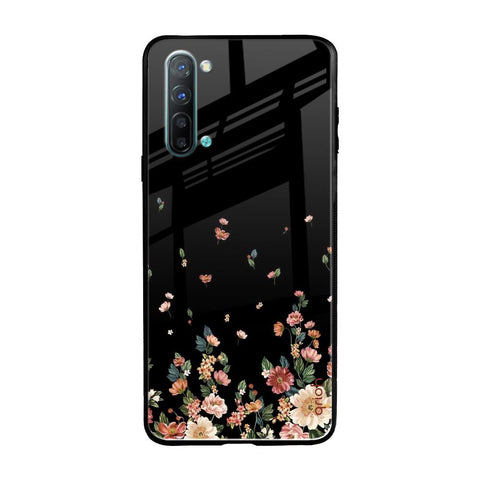 Floating Floral Print Glossy Case for Oppo Reno 3