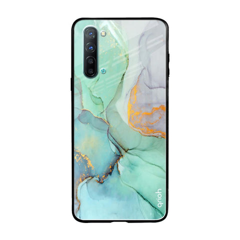 Green Marble Glossy case for Oppo Reno 3