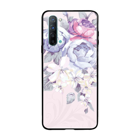 Elegant Floral Glossy case for Oppo Reno 3