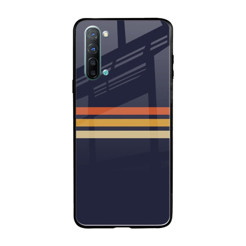 Tricolor Stripes Glossy Case For Oppo Reno 3