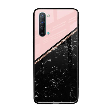 Marble Texture Pink Glossy Case For Oppo Reno 3