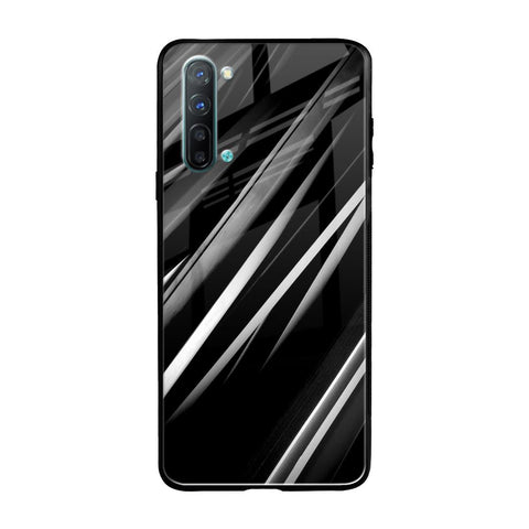Black & Grey Gradient Glossy Case For Oppo Reno 3