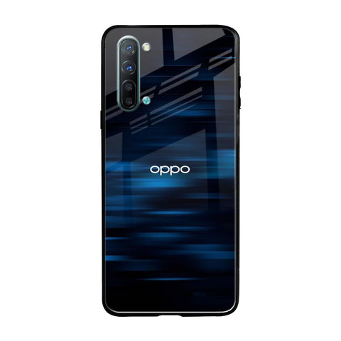 Blue Rough Abstract Glossy Case for Oppo Reno 3