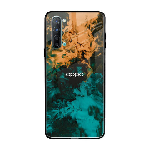 Watercolor Wave Glossy Case for Oppo Reno 3