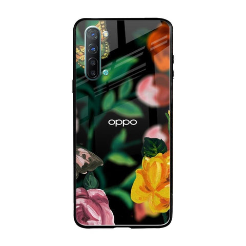 Flowers & Butterfly Glossy Case for Oppo Reno 3