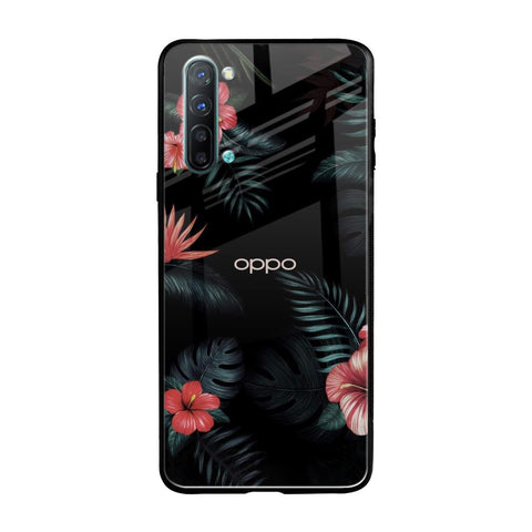 Tropical Art Flower Glossy Case for Oppo Reno 3