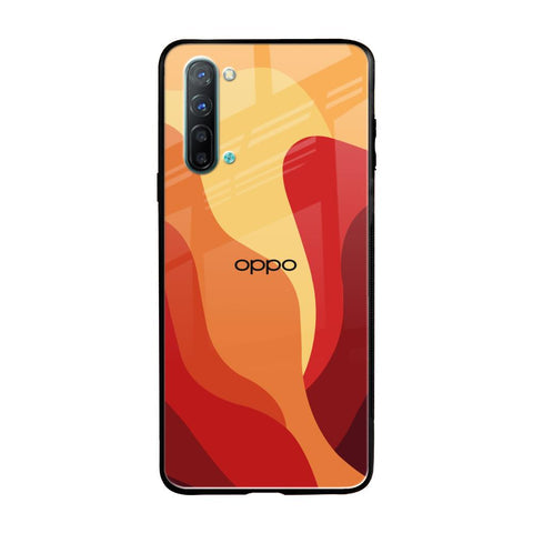 Magma Color Pattern Glossy Case for Oppo Reno 3