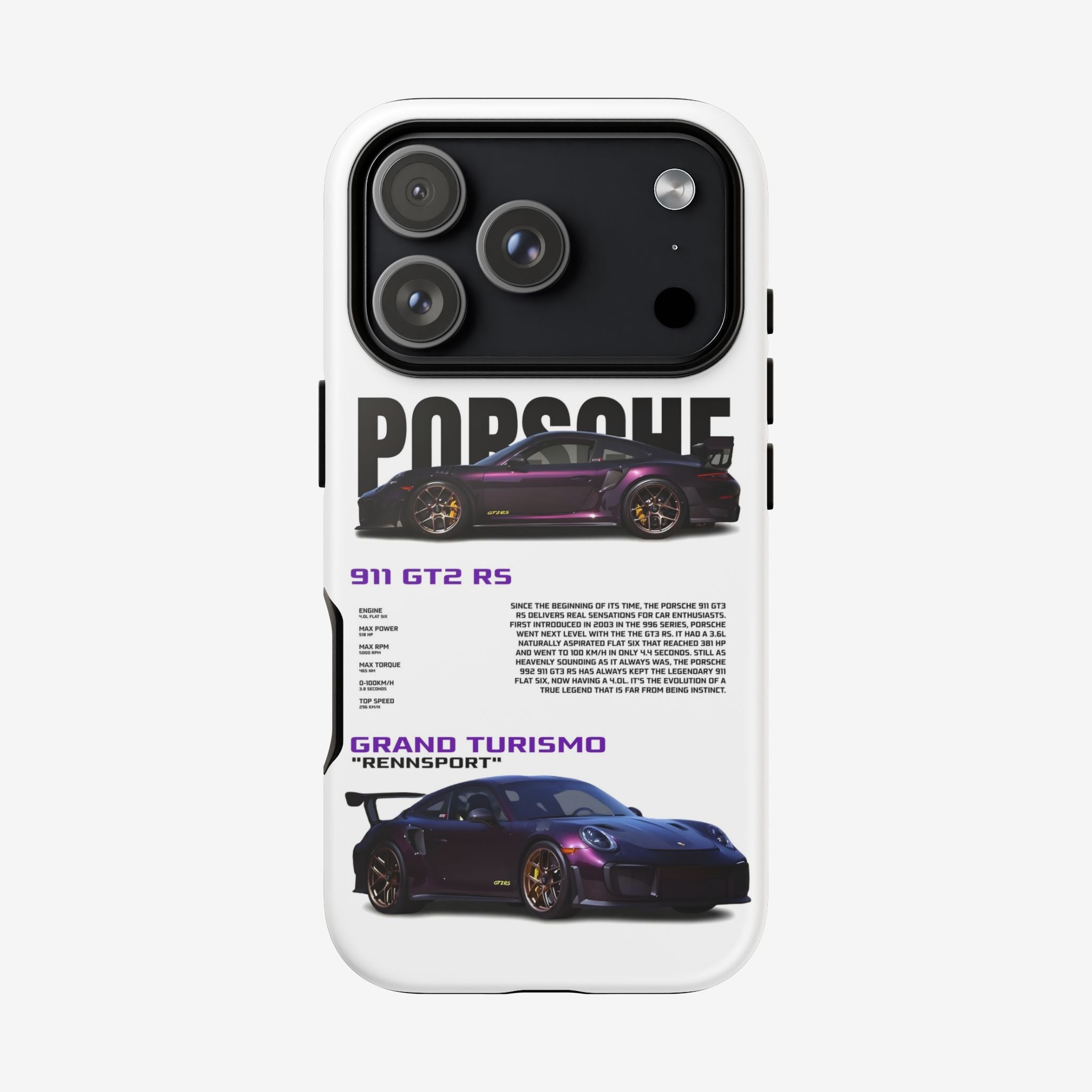 Violet Velocity Tough Case  Available For All iPhone Models