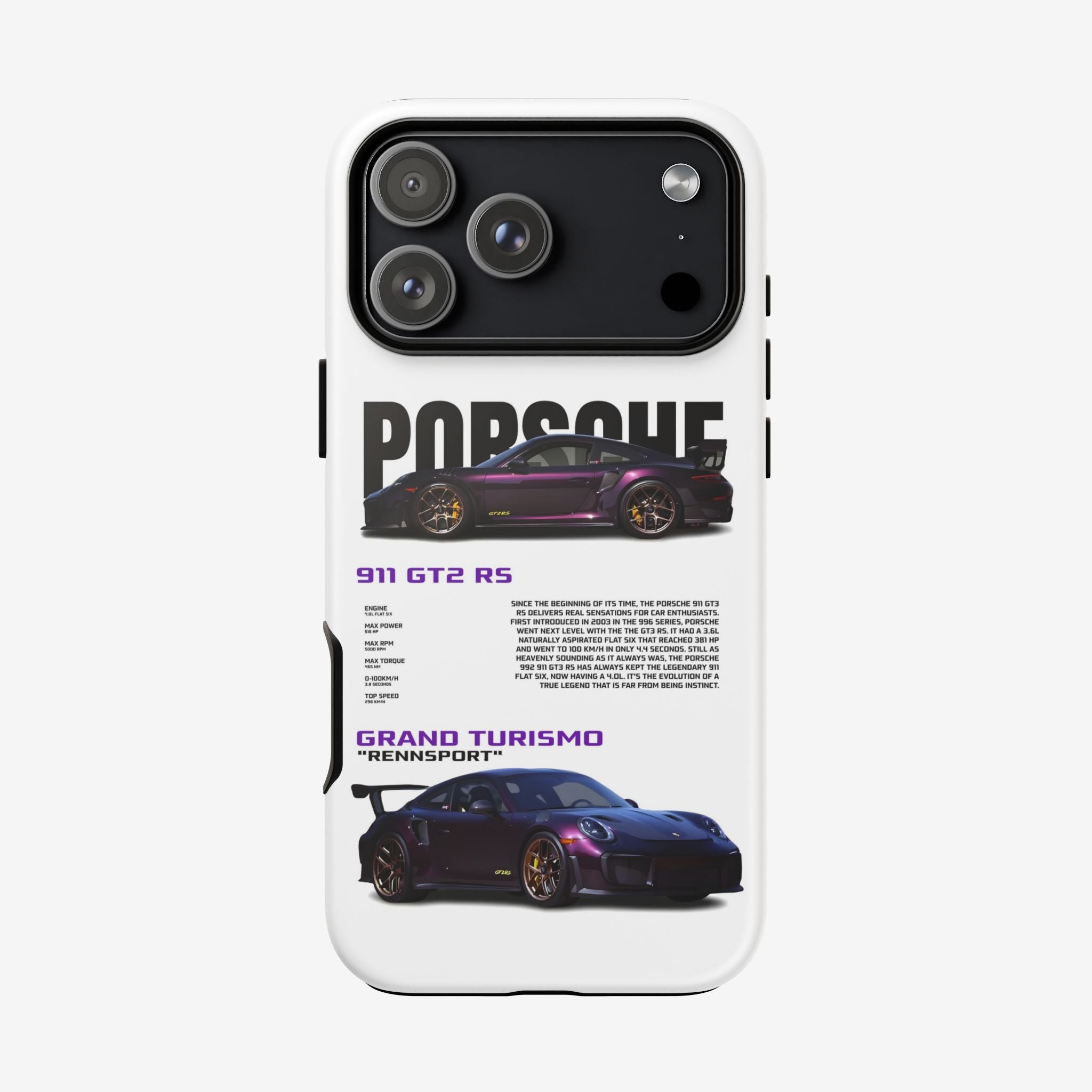 Violet Velocity Tough Case  Available For All iPhone Models