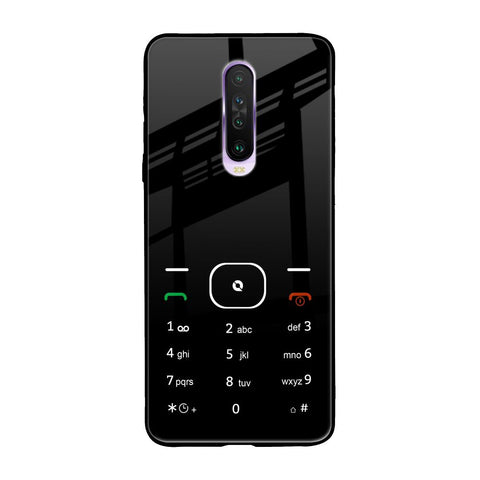 Classic Keypad Pattern Glossy Case for Poco X2