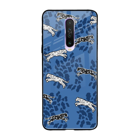 Blue Cheetah Glossy Case for Poco X2