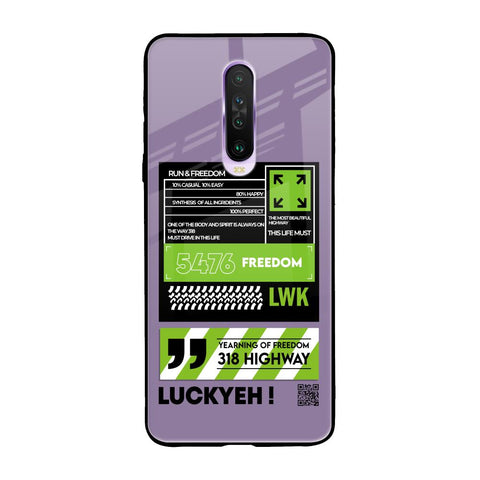 Run & Freedom Glossy Case for Poco X2