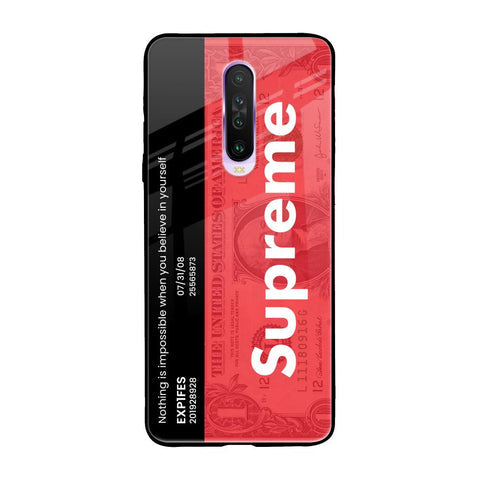 Supreme Ticket Glossy Case for Poco X2