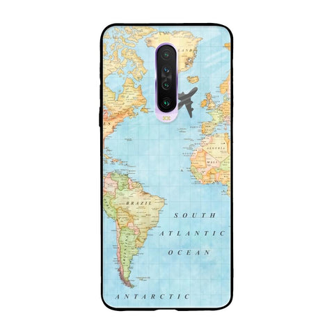Travel Map Glossy Case for Poco X2