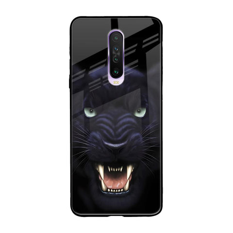Angry Black Leopard Glossy Case for Poco X2
