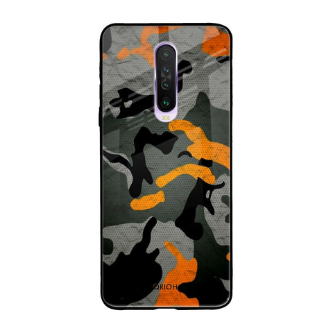 Camouflage Orange Glossy Case For Poco X2