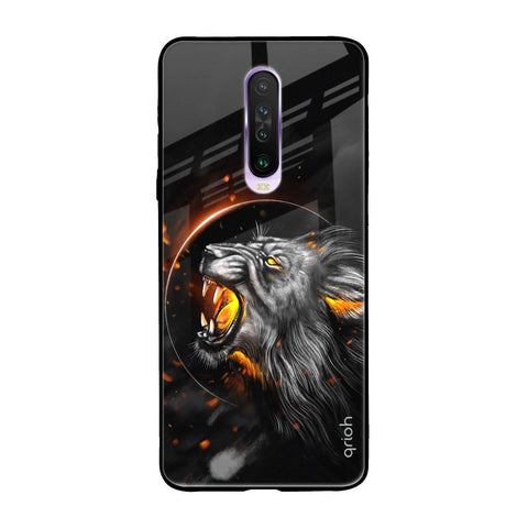 Aggressive Lion Glossy Case for Poco X2