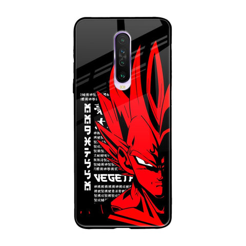 Red Vegeta Glossy Case for Poco X2