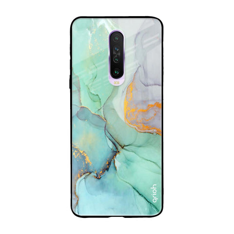 Green Marble Glossy case for Poco X2