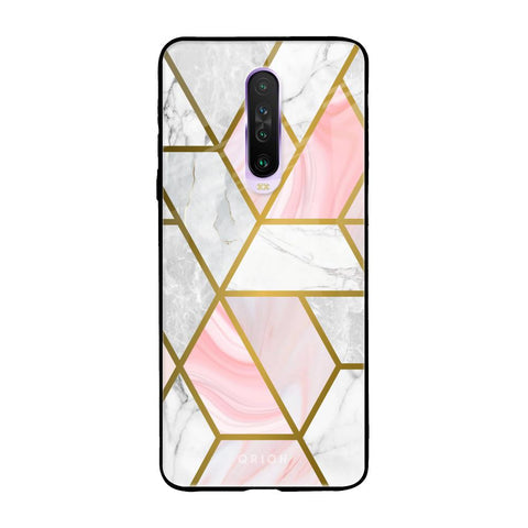 Geometrical Marble Glossy Case for Poco X2