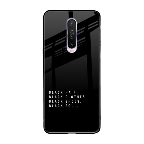 Black Soul Glossy Case for Poco X2
