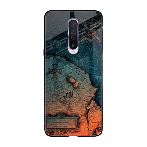 Geographical Map Glossy Case for Poco X2