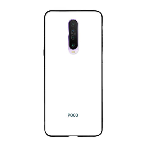 Arctic White Glossy Case for Poco X2