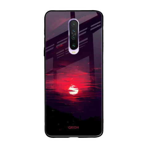 Morning Red Sky Glossy Case For Poco X2