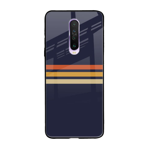 Tricolor Stripes Glossy Case For Poco X2