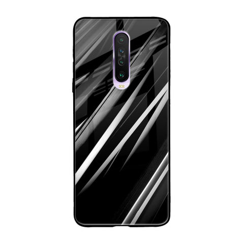 Black & Grey Gradient Glossy Case For Poco X2