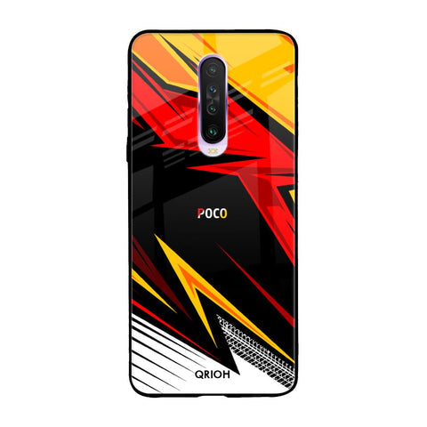Race Jersey Pattern Glossy Case For Poco X2