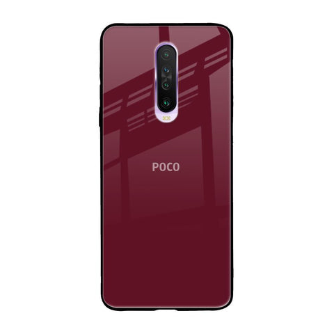 Classic Burgundy Glossy Case for Poco X2